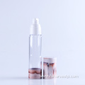 Popular Cosmetic Plastic Round Airless Pump Lotion Bottle